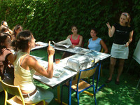 Französisch lernen in im Garten (Südfrankreich)