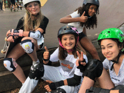 Skatboard fahren unter Franzosen/innen